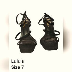 Lulu's Black Heels
